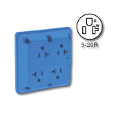 Leviton 5490 Surge Protective Four-In-One 2-Pole 3-Wire Grounding 20A/125V Receptacle